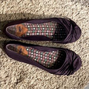 Purple flats